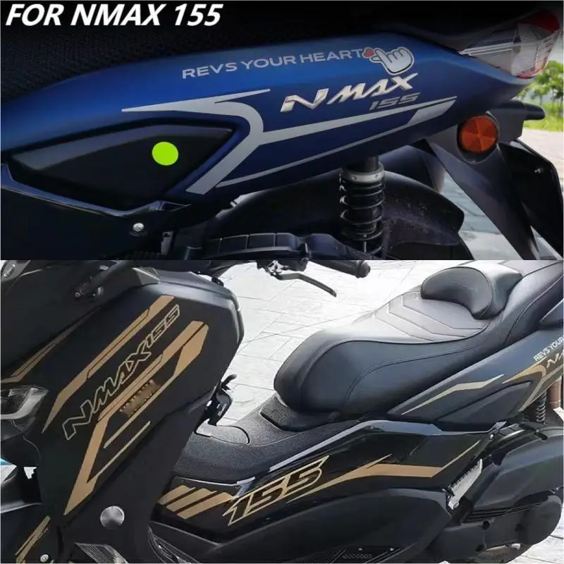 1 комплект наклеек на кузов мотоцикла YAMAHA NMAX 155, nmax155 2020-2023, водонепроницаемые мягкие наклейки