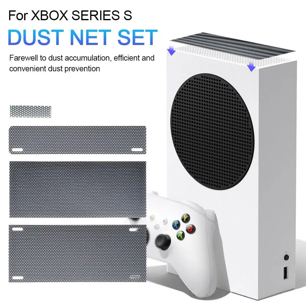 1 комплект пылезащитного сетчатого фильтра, Комплект заглушек для гнезд, чехол для игровых аксессуаров Xbox Серии X/S, Силиконовые заглушки для консоли с защитой от пыли