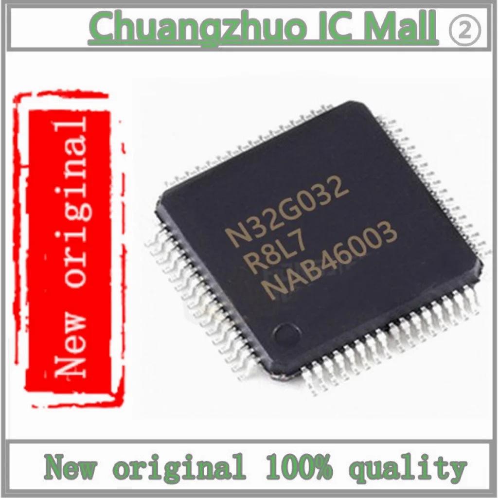 1 шт./лот N32G032R8L7 N32G032 LQFP64 MCU чип Новый оригинальный