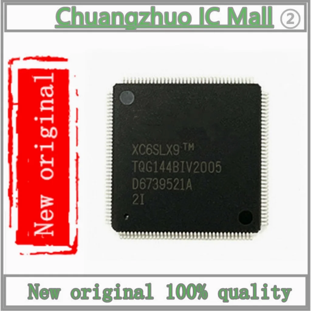 1 шт./лот Новый оригинальный XC6SLX9-2TQG144I LQFP-144 (20x20) Программируемое логическое устройство (CPLDs/FPGA) ROHS