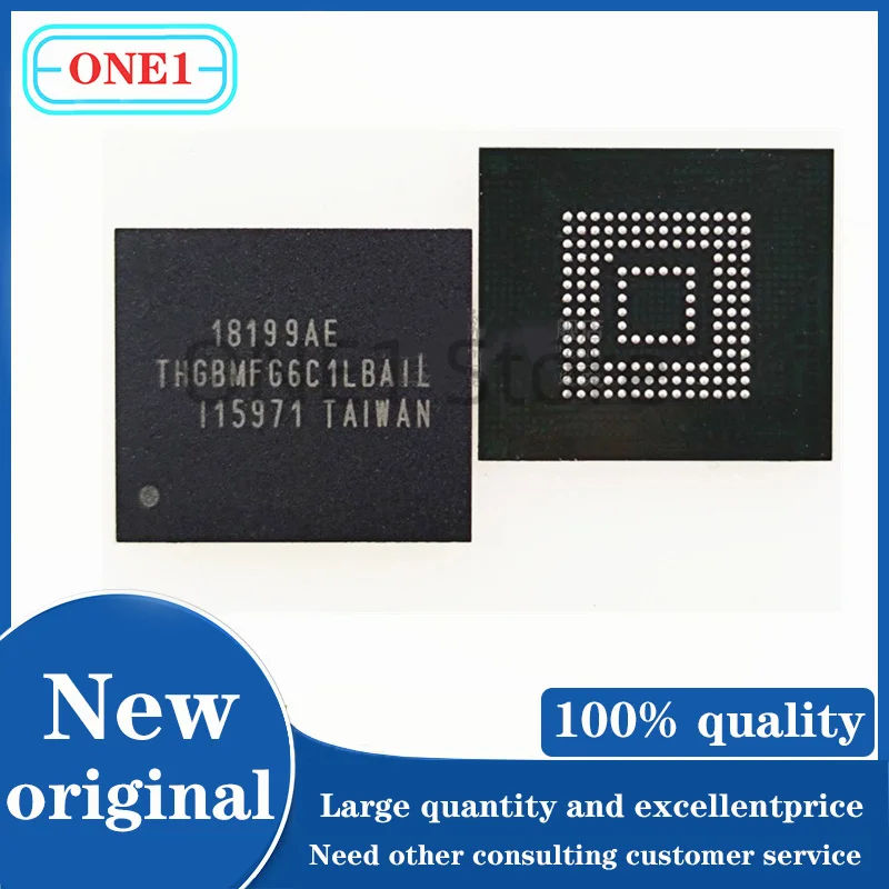 1 шт./лот Новый оригинальный чип памяти мобильных шрифтов THGBMFG6C1LBAIL 8GB EMMC FBGA153