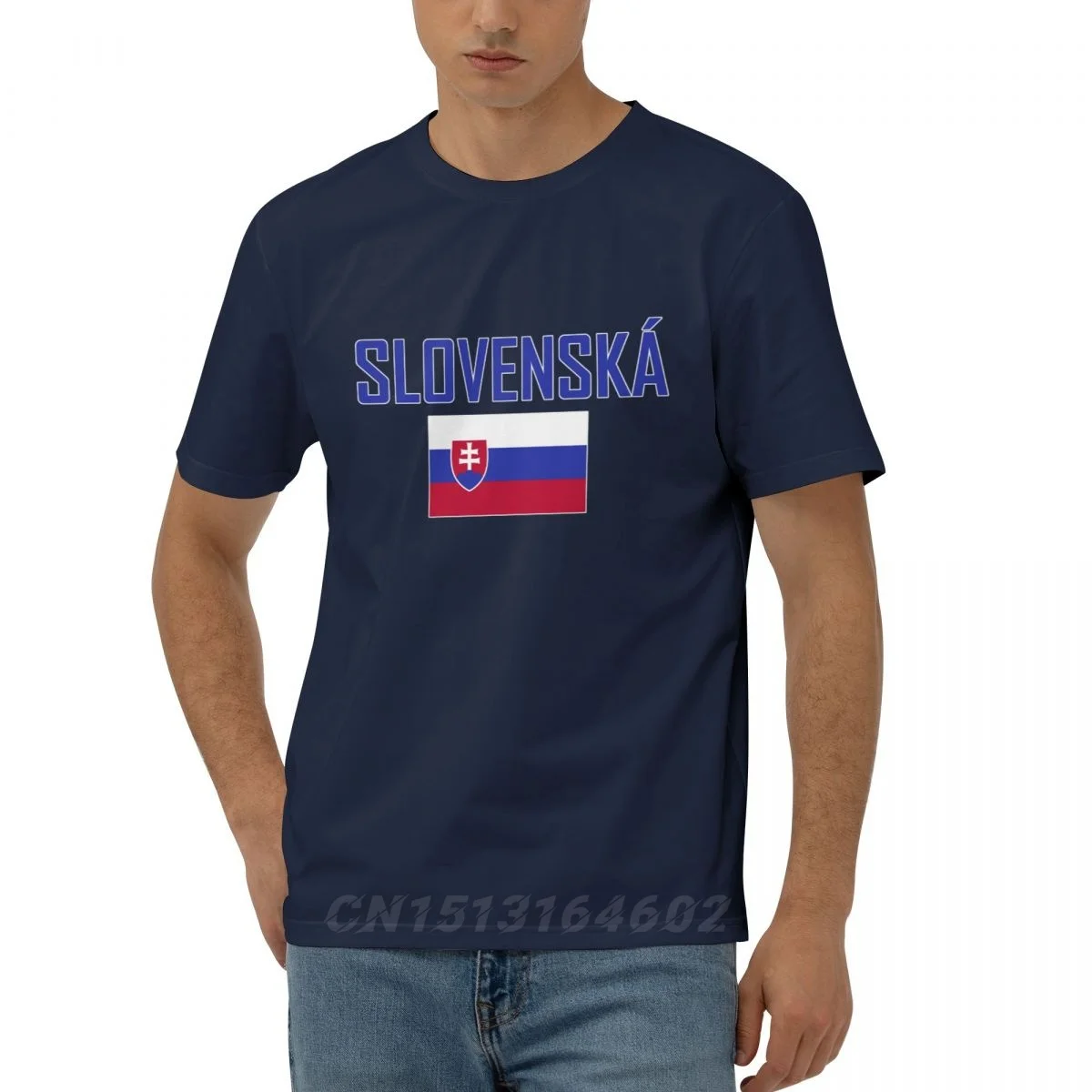 100% Хлопок Флаг Словакии с буквенным рисунком, Футболки с коротким рукавом, Мужская и женская одежда унисекс, футболки, топы, тройники 5XL