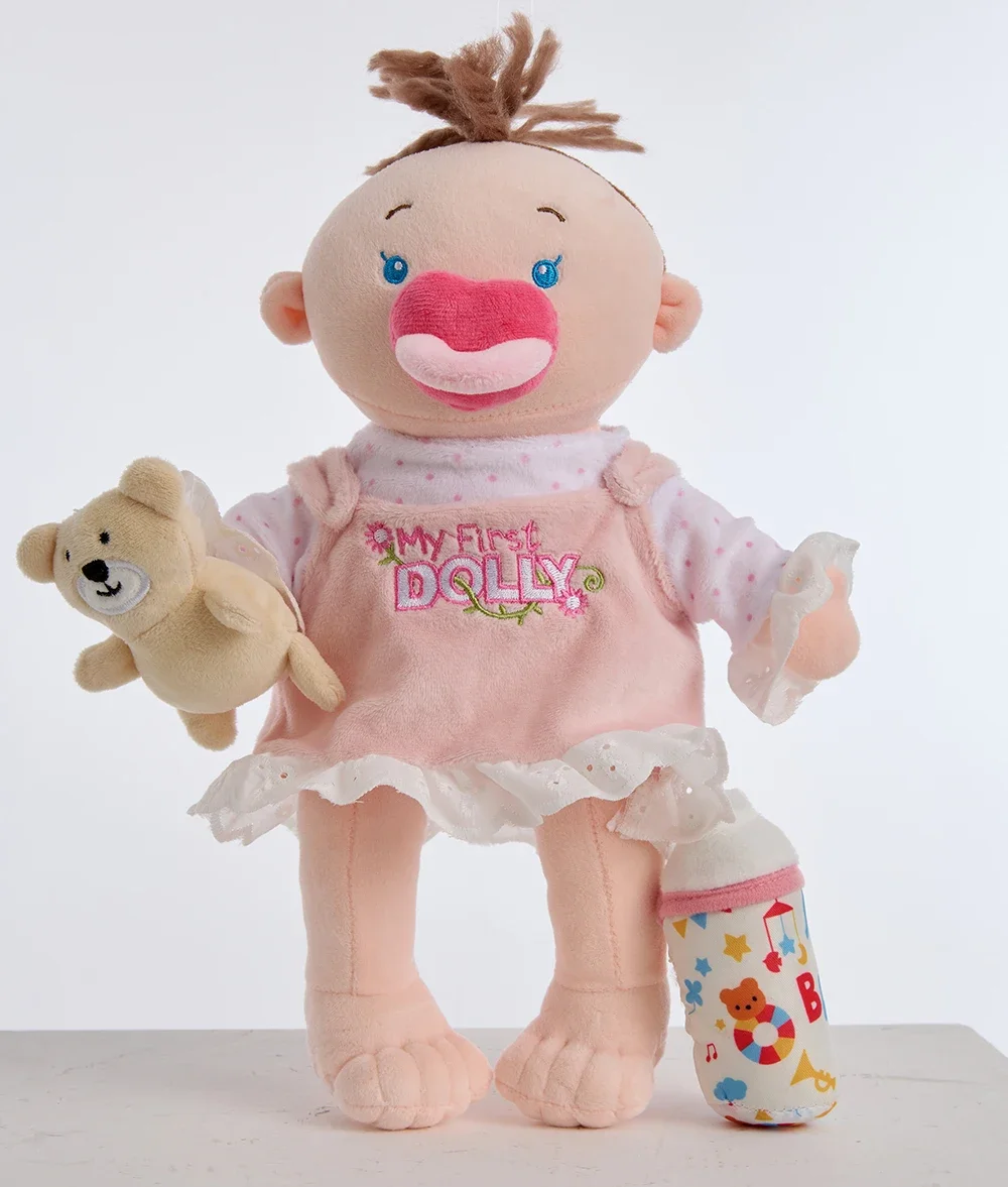 12-дюймовые Куклы Baby Stella, Мягкая Голубая Ткань и Тряпичная Кукла, Первая Детская Кукла в возрасте от 1 года и старше, набор Детских кукол на бретельках, Лучший