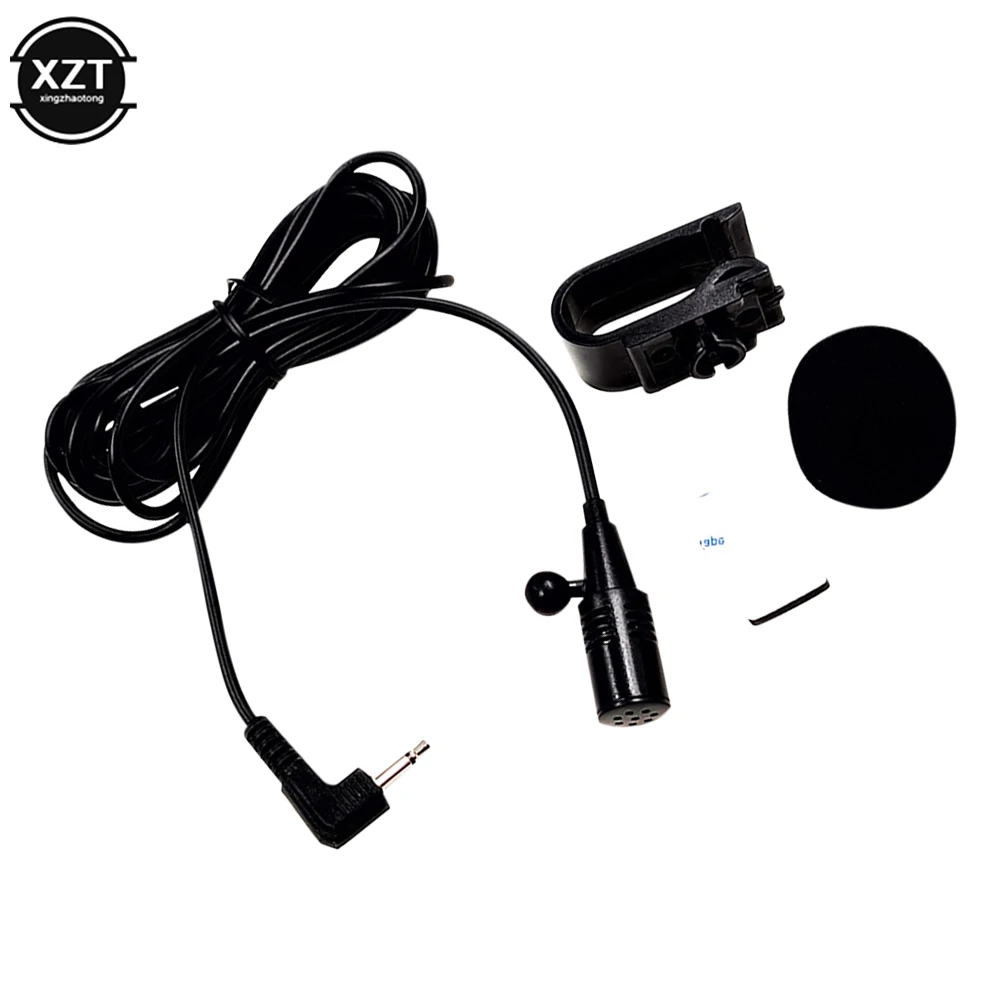 2,5 мм Моноблочный разъем для автомобильного GPS, Bluetooth-совместимого микрофона навигатора, Всенаправленный микрофон внешнего усилителя