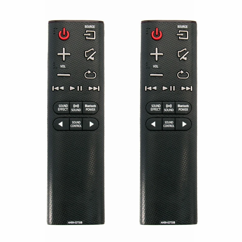 2 пульта дистанционного управления Ah59-02733B для Samsung Soundbar Hwk360, Hwk450, Hwk550, Hwj4000