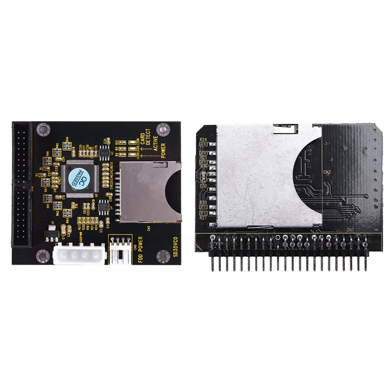 2 Шт SD SDHC SDXC MMC Карта К IDE 3,5-Дюймовый Штекерный Адаптер 40PIN и 44-Контактный