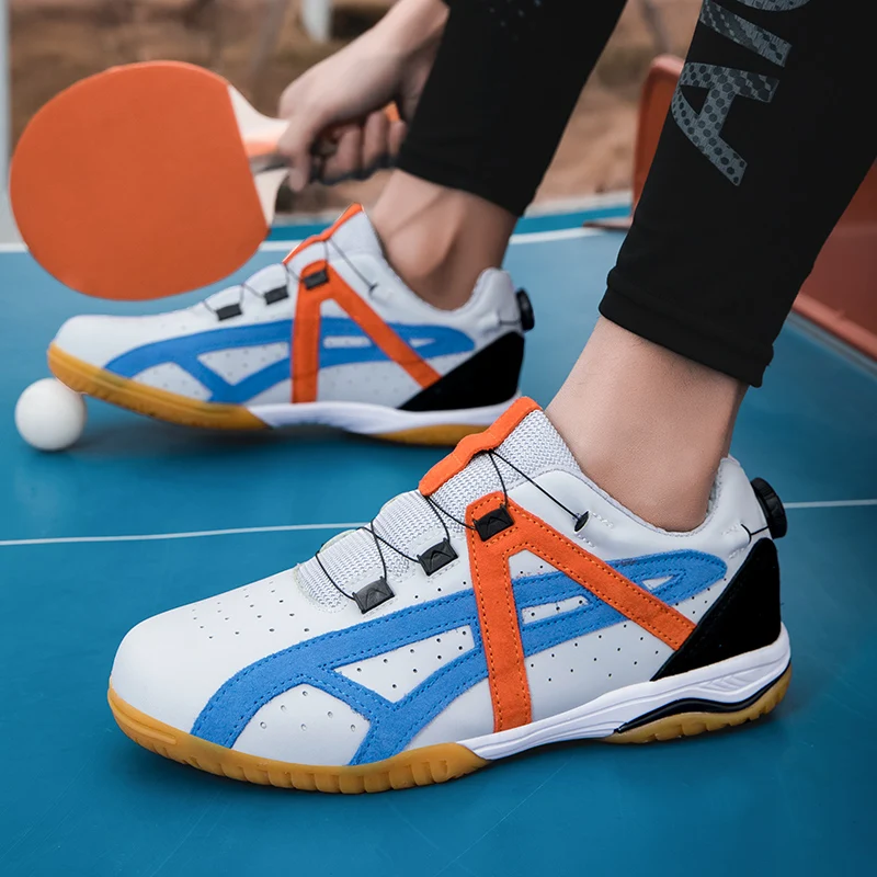 2023 Новый роскошный бренд Профессиональной обуви для настольного тенниса для мужчин Женские кроссовки для пинг-понга с быстрой шнуровкой Обувь для бадминтона Волейбола