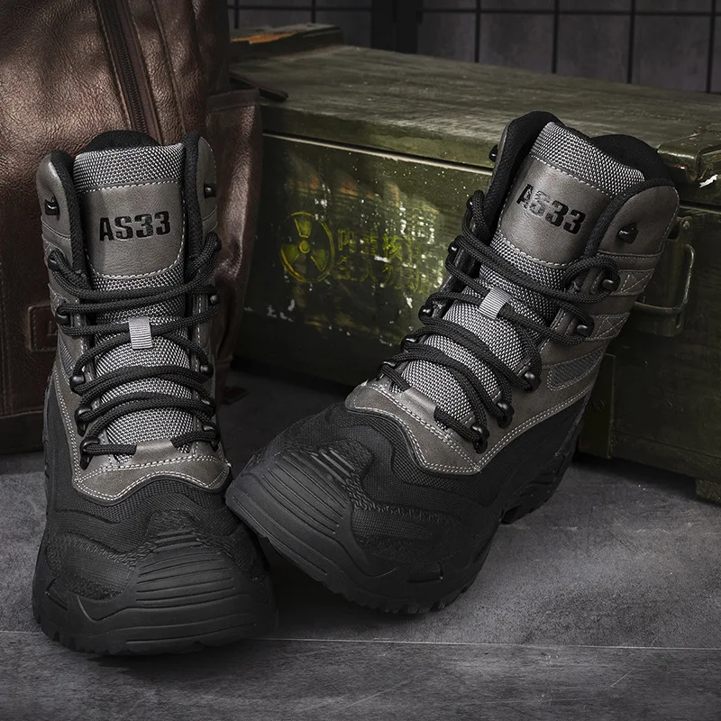 2024 Армейские тактические ботинки, Мужские военные тренировочные ботинки, Уличная альпинистская походная обувь, Мужская рабочая безопасная обувь для пустыни, Новинка