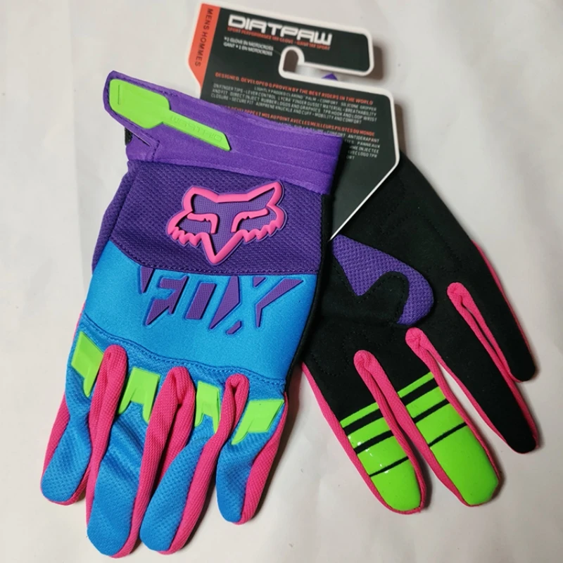 2024 Велосипедные перчатки Aykw Fox с полными пальцами для велосипеда, мотоцикла, велосипеда для мужчин и женщин, дышащий подарок на весну и осень