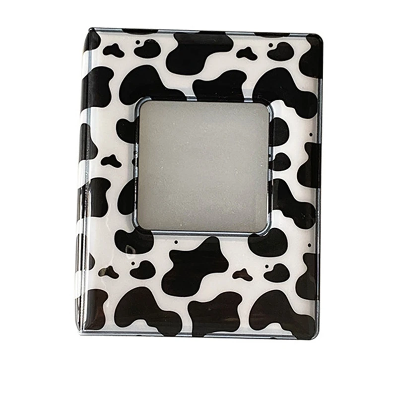 3-дюймовый мини-фотоальбом Kpop с держателем фотокарточки, квадратный полый держатель для удостоверения личности с фотокарточкой, 32 кармана