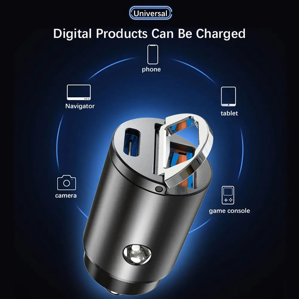 30 Вт USB Автомобильное Зарядное Устройство Quick Charge QC 4.0 3.0 FCP SCP USB PD Для iPhone Samsung Xiaomi Автомобильный Адаптер Зарядного Устройства Для Телефона Автомобильные Аксессуары
