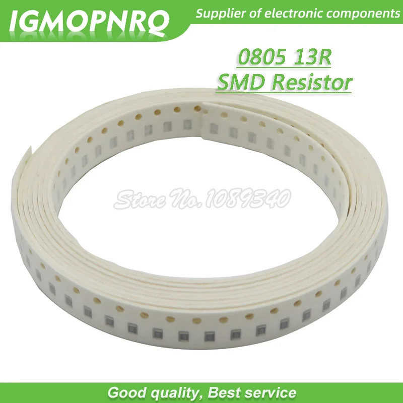 300шт 0805 SMD Резистор 13 Ом Чип-Резистор 1/8 Вт 13R Ом 0805-13R