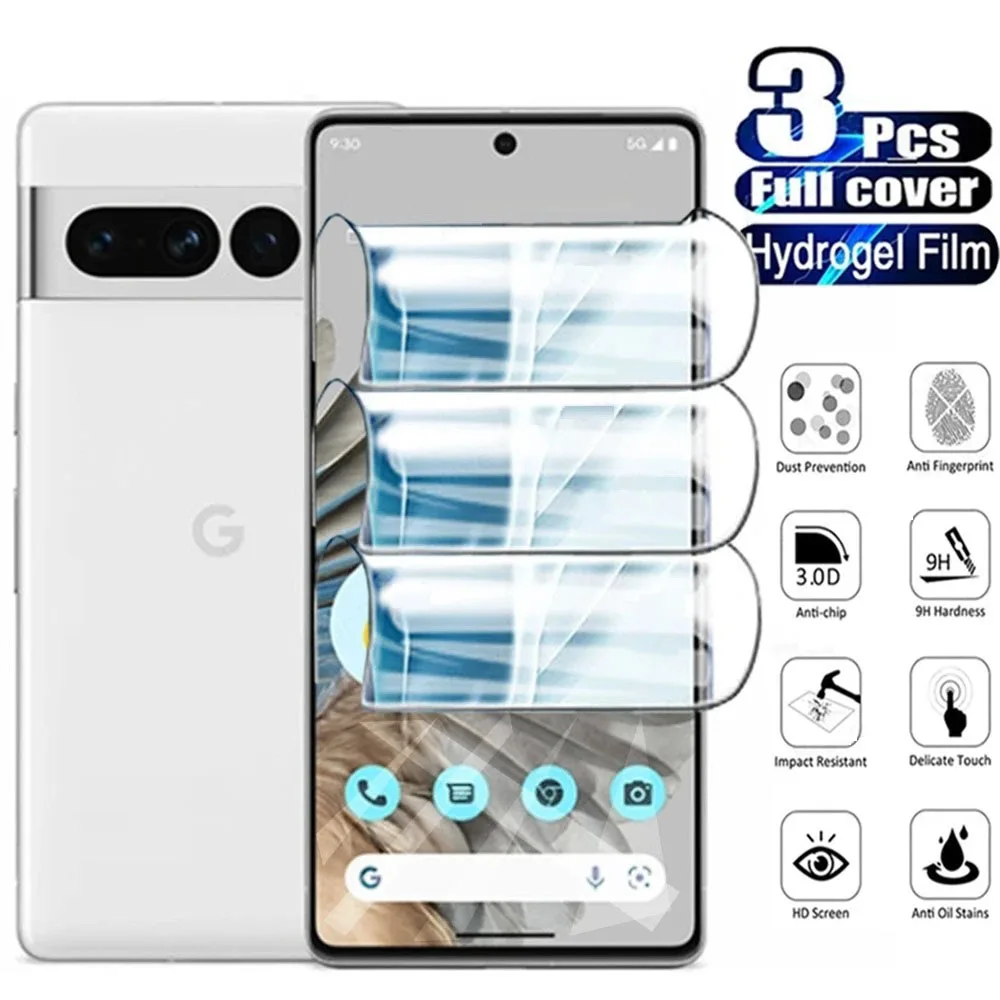 3ШТ Мягкая Гидрогелевая Пленка Для Google Pixel 7 Pro 5G Защитная Пленка Не Стеклянная Для Google Pixel7 Pixel 7 Pro 5G Пленка