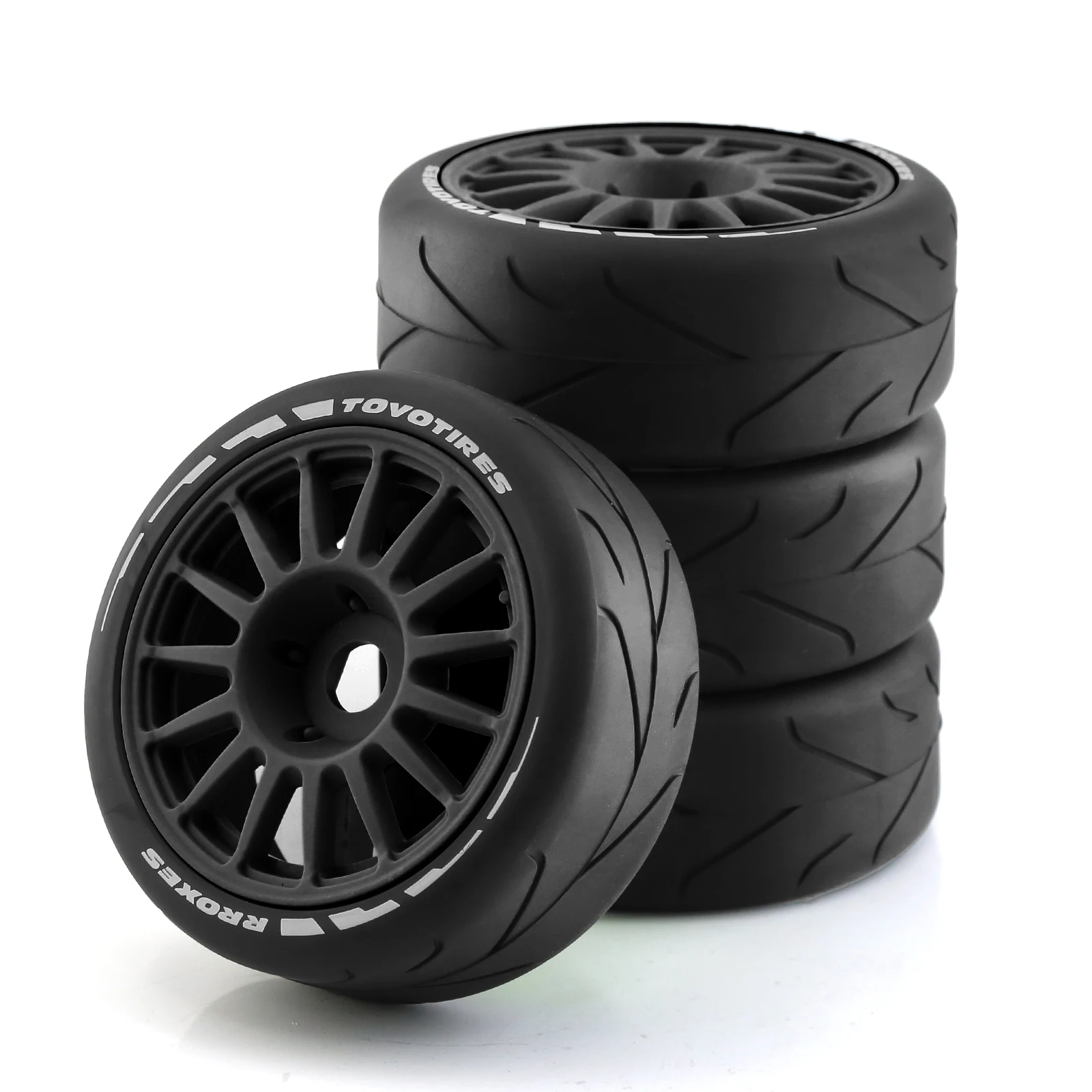 4 шт. Износостойкая шина 17 мм Адаптер для 1/8 тяги WRC Feishen Ping Run GT tire racing highway HPI