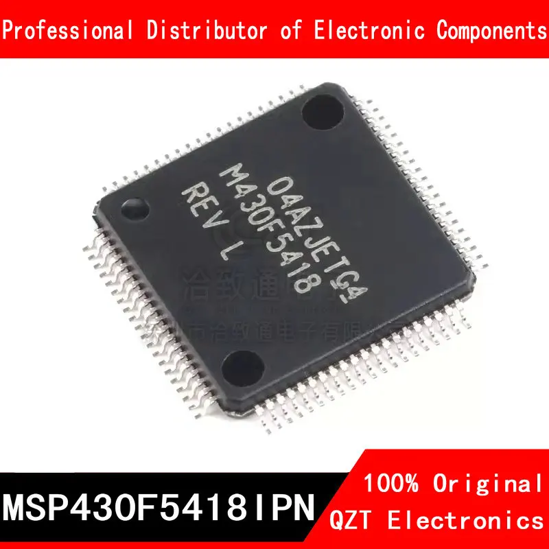 5 шт./лот новый оригинальный микроконтроллер MCU MSP430F5418IPN LQFP MSP430F5418I MSP430F5418IP LQFP-80 В наличии