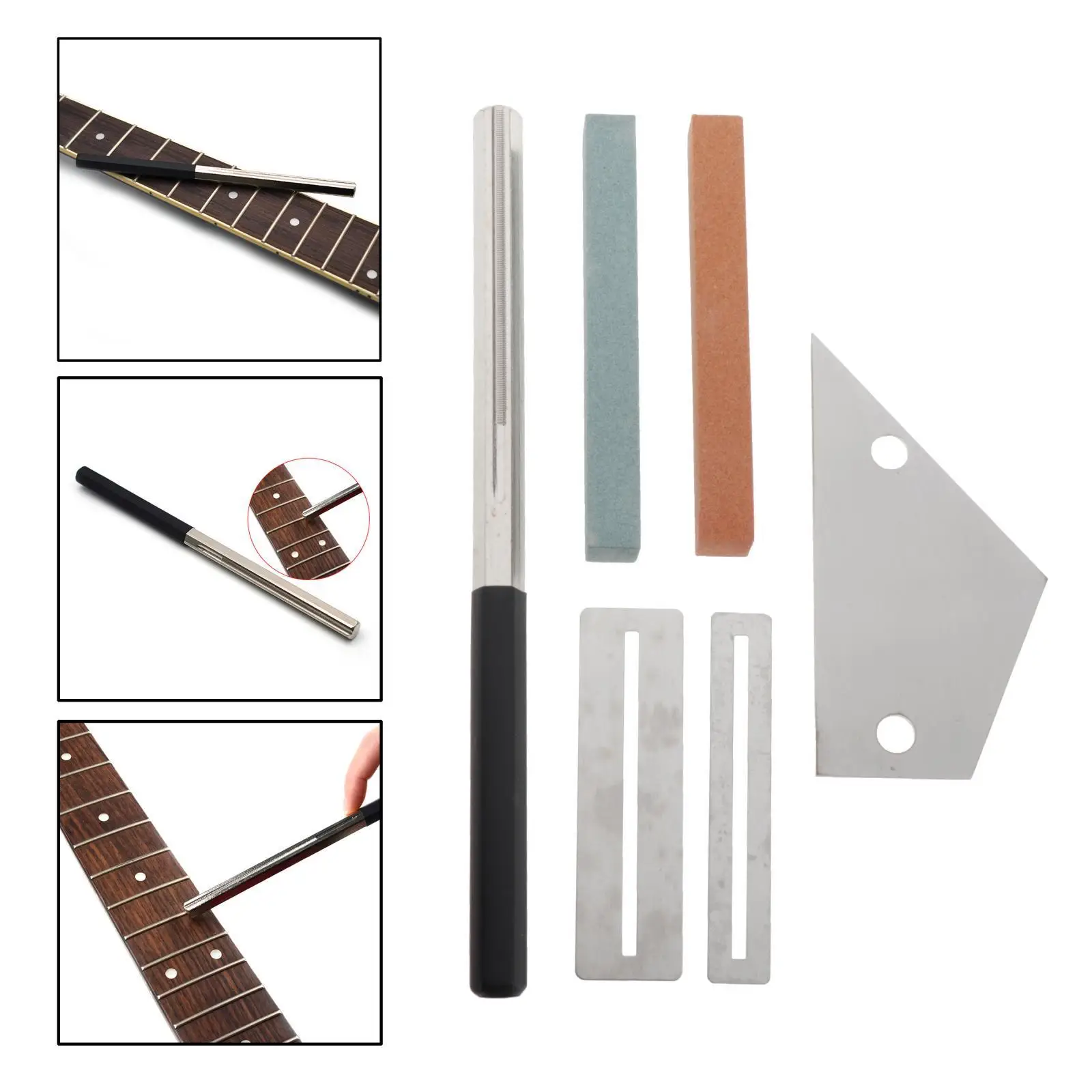 6 Упаковок Гитары Luthier Tool Kit Напильник Для Укладки Гитарного Лада Защита Грифа