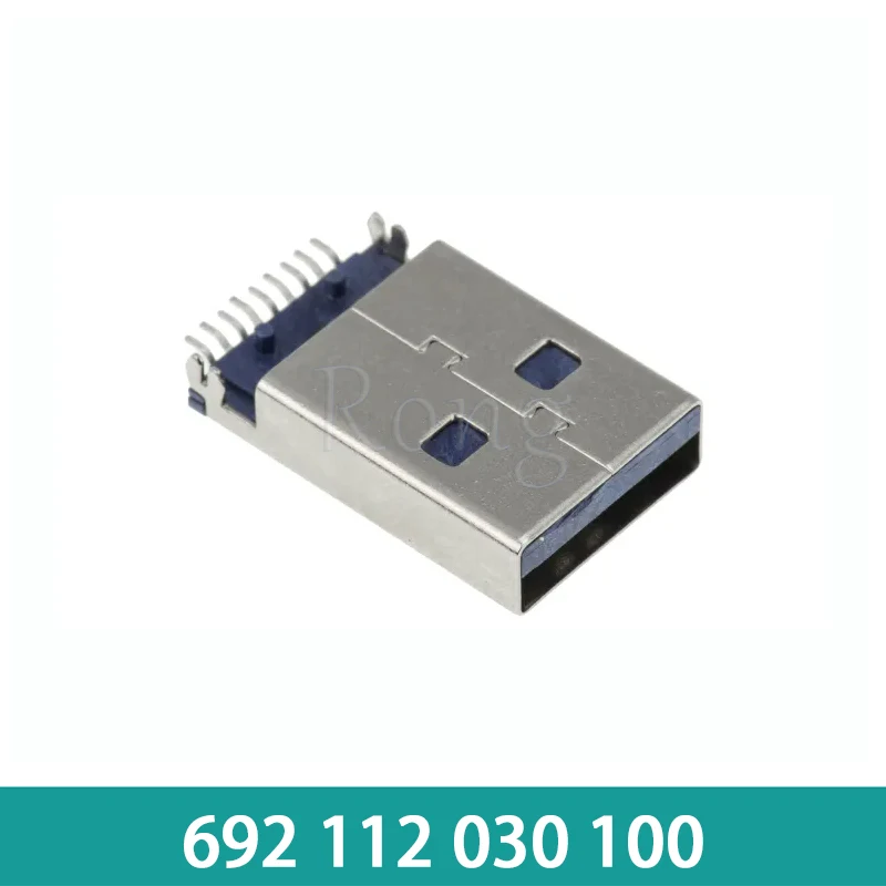692112030100 USB3.0A 9-контактный разъем USB WURTH WR-COM, сварной под прямым углом