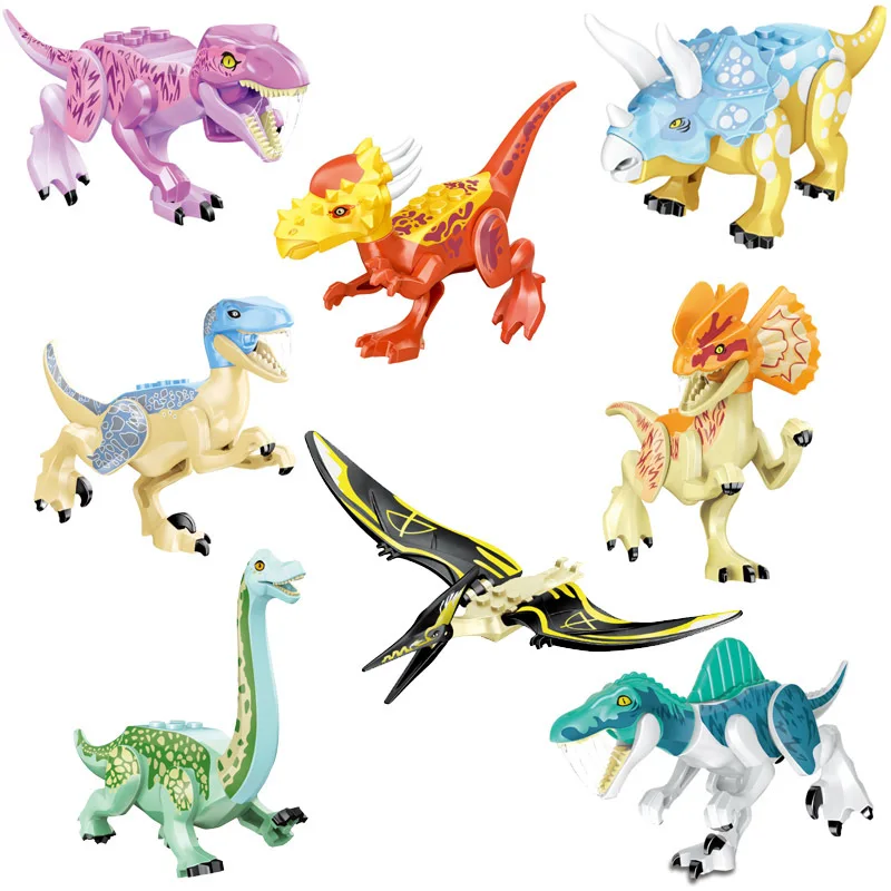 77087 Распродажа Строительных Блоков Свирепый Мир Динозавров Pteranodon D-REX Тираннозавры Рекс Фигурки Динозавров Для Детских Игрушек