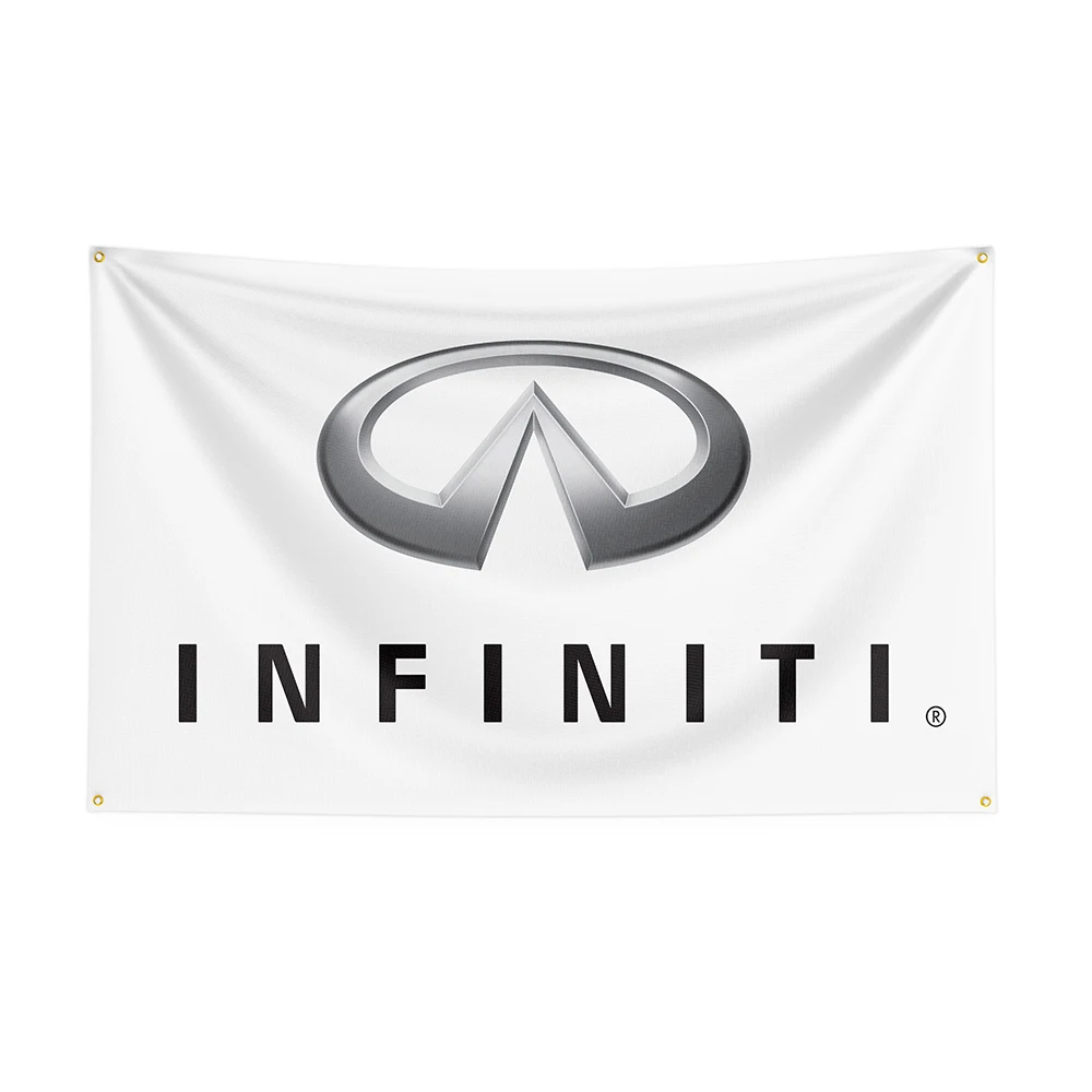 90x150cm Infinitis Flag Напечатанный Полиэстером Автомобильный Баннер Для Декора