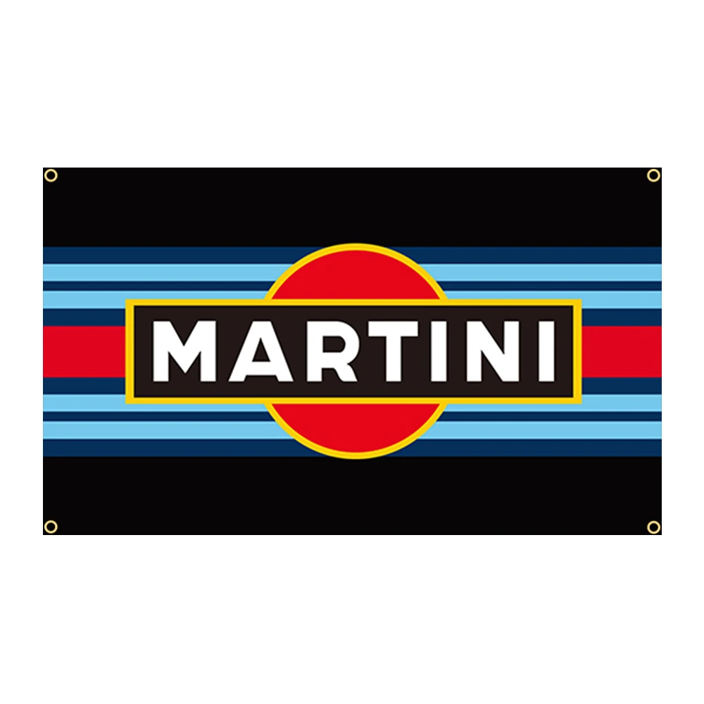 90x150cm Martini Super Racing Car Баннер Гобелен Из Полиэстера С Принтом Флага Украшение- Украшение Флага Баннер Флаг Баннер Флаги