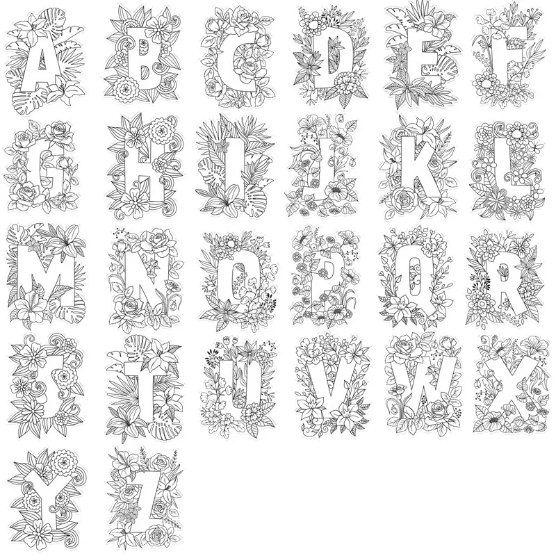 A-Z Заглавные Буквы Алфавита Прозрачный Силиконовый Штамп для изготовления Открыток в Альбоме 
