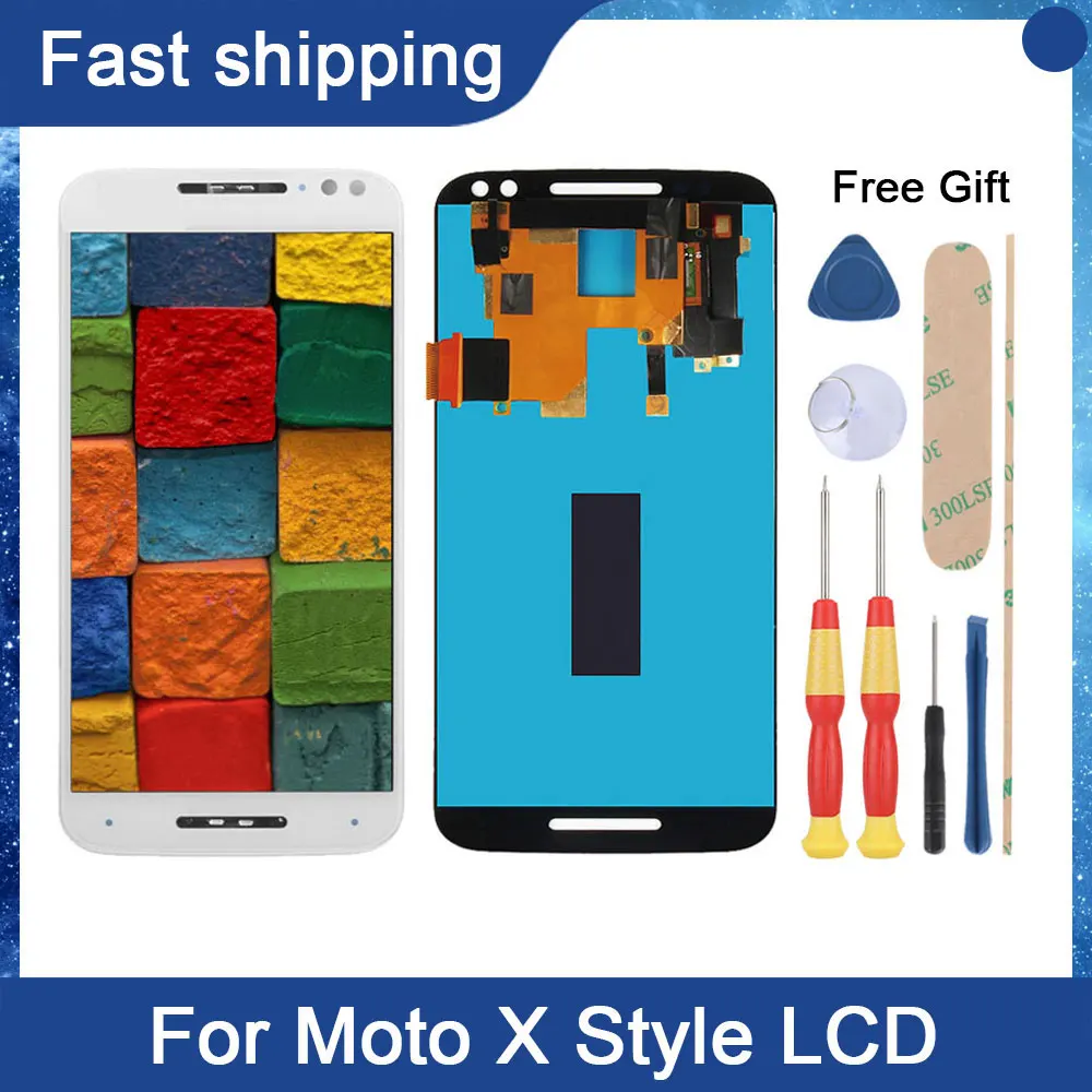 AiNiCole 6,5‘Для Motorola Moto X Style Замена ЖК-дисплея + Дигитайзер Сенсорного Экрана Для Moto Xstyle XT1572 XT1575 LCD