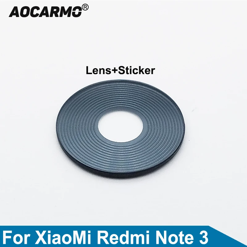 Aocarmo для XiaoMi Redmi Note 3 Стекло объектива задней камеры Φ11,40 мм с клейкой наклейкой