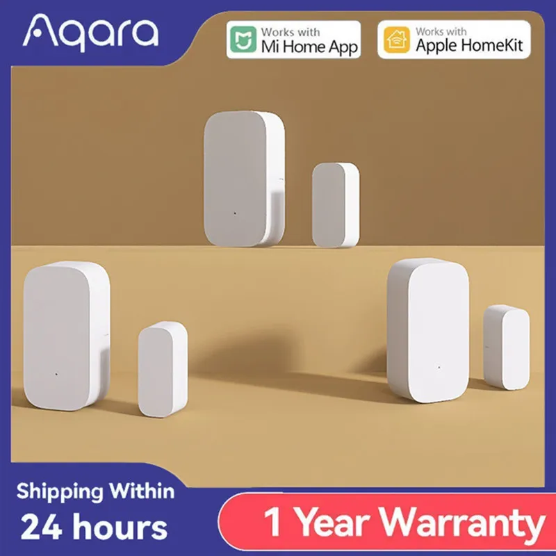 Aqara Дверной Оконный Датчик Zigbee Беспроводная Сигнализация Подключения Умный Мини Дверной Датчик Работает С приложением Aqara Gateway Mi Home HomeKit