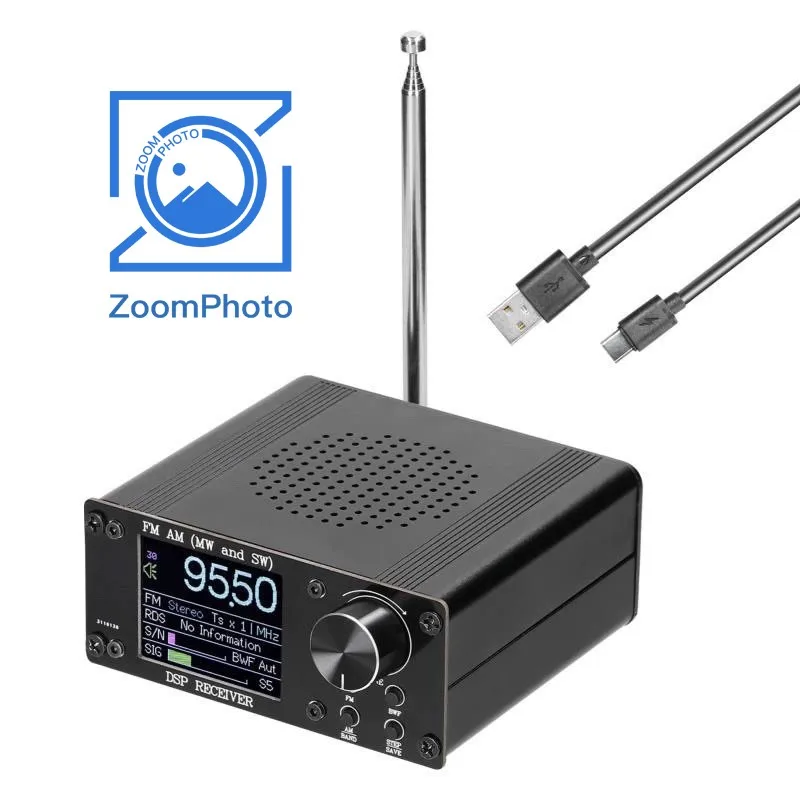 ATS-80 FM AM радиоприемник с частотной и амплитудной модуляцией с цветным экраном