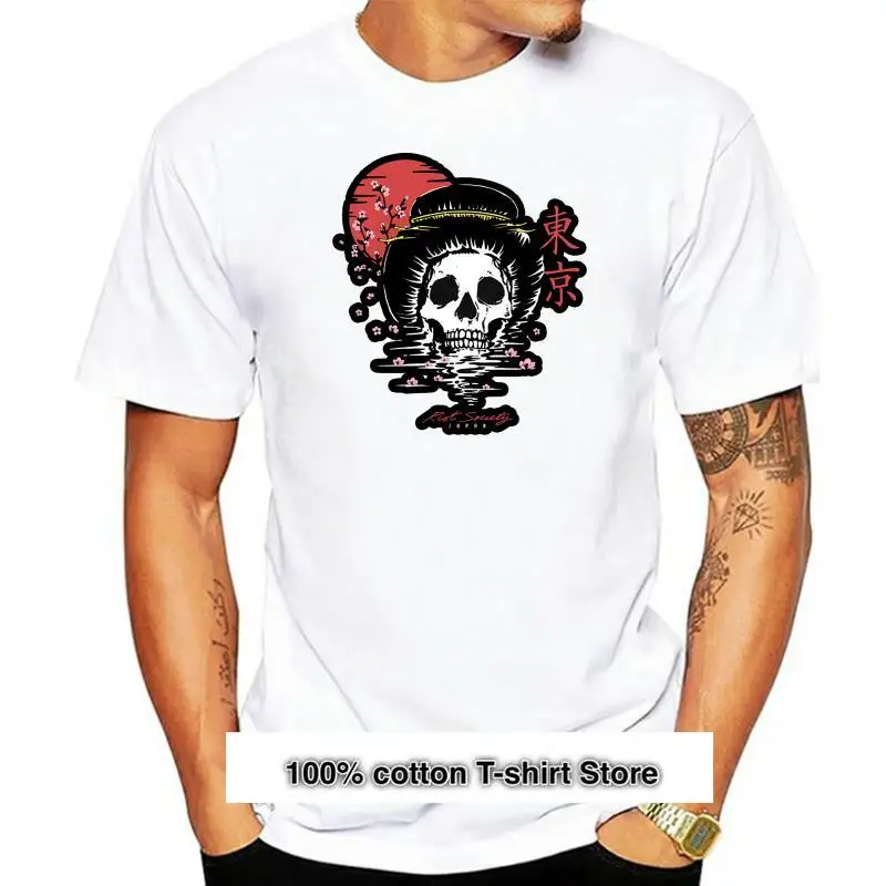 Camiseta de Riot Society para hombre, camisa informal de Geisha ahogadora, presente