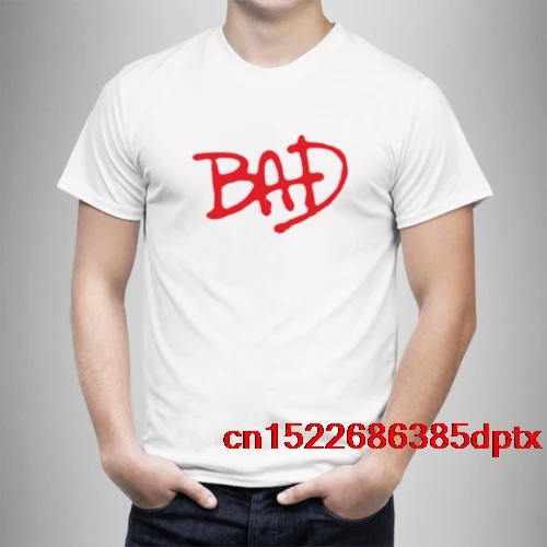 Camiseta Michael Jackson - мужская футболка BAD T-Shirt tee