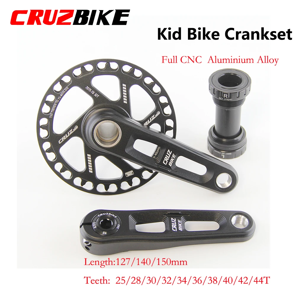 CRUZbike, детский складной велосипед, коленчатый вал, детский велосипед Hollow Tech Crank Ultralight 127/140/150 мм