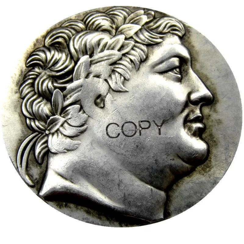 G (17) Превосходная древнегреческая Серебряная Тетрадрахм-монета пергамского царя Аттала - 241 г. до н.э. Посеребренные Копии монет