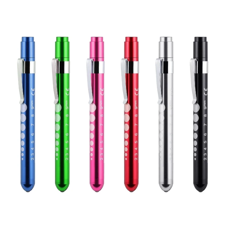 ioio LED Penlight Pen Light Фонарик с Зажимом для Измерения Зрачка, Ручка-фонарик для Осмотра, Ремонта, Кемпинга и Курса обучения