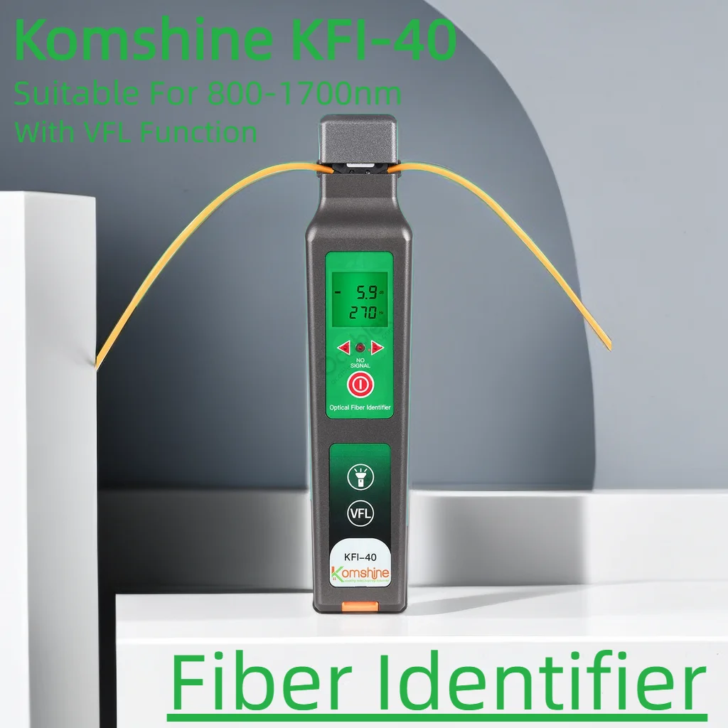 Komshine KFI-40 FTTH Live Fiber Identifier Подходит Для 800-1700 нм Оптоволоконного Детектора Кабельного Тестера С Функцией VFL Бесплатная Доставка