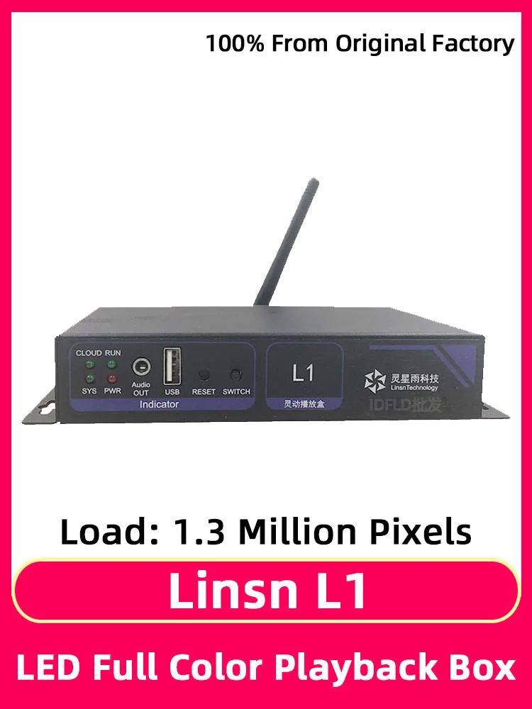 Linsn L1 Асинхронный Проигрыватель Led Video Control System Box Wifi USB Поддерживает До 650 Тысяч Пикселей Для Рекламной Машины