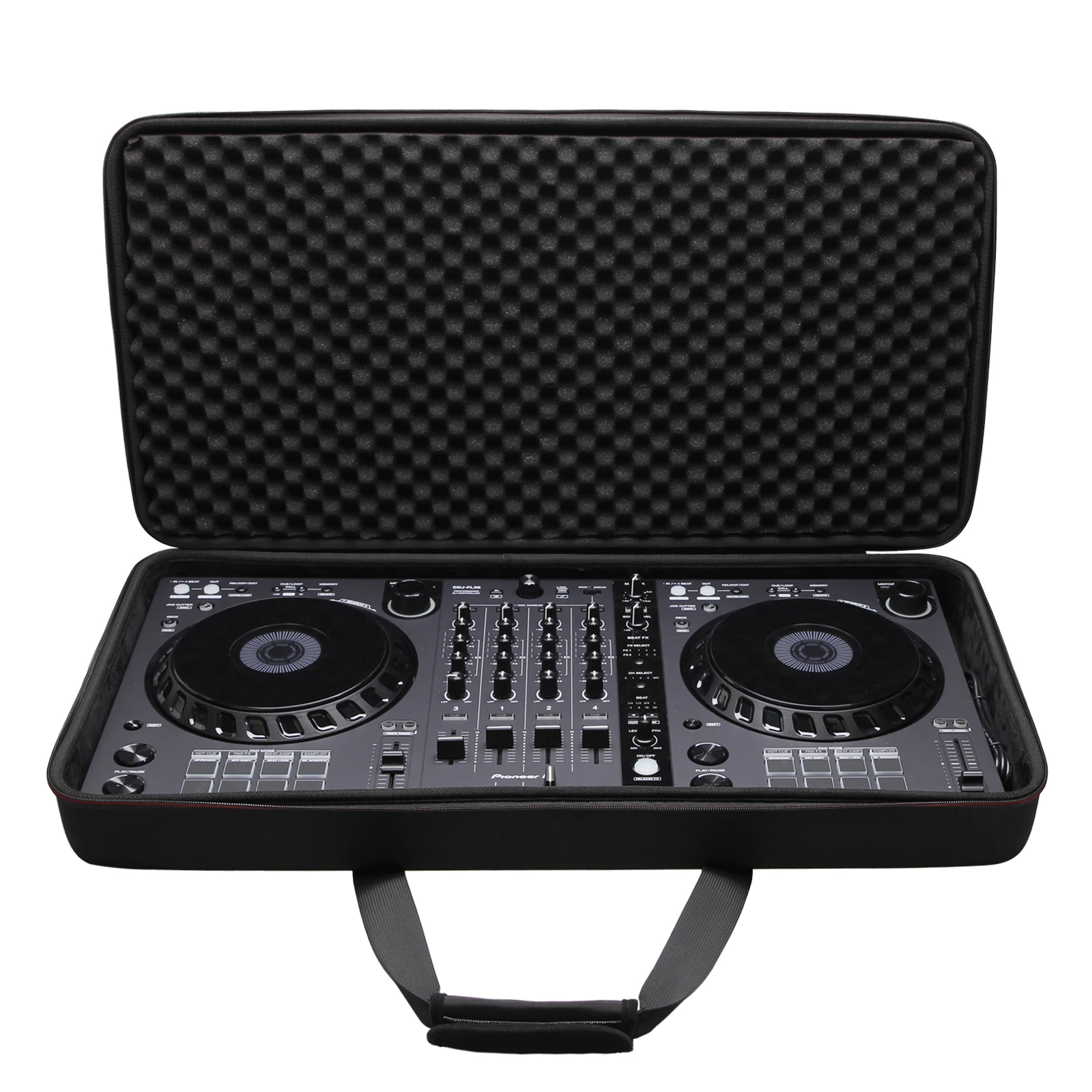 LTGEM Чехол для 4-декового Рекордбокса Pioneer DJ DDJ-FLX6 и DJ-контроллера Serato - Дорожный Кейс, Портативный ящик Для хранения