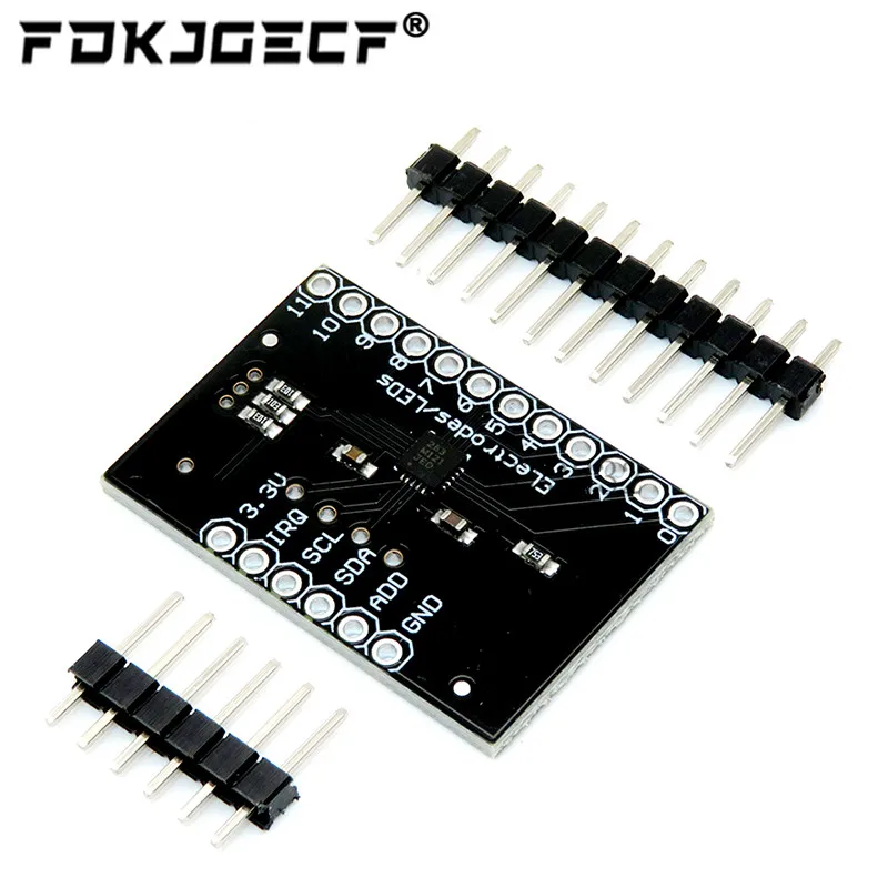 MPR121 Breakout V12 Емкостный сенсорный модуль контроллера I2C Интерфейсная клавиатура Плата разработки для arduino