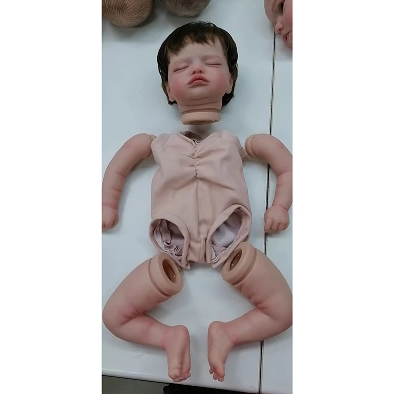 NPK 19-дюймовый Комплект для новорожденных Кукол-Реборн Baby Rosalie Реалистичные Мягкие На Ощупь Уже Окрашенные Незаконченные Детали Куклы