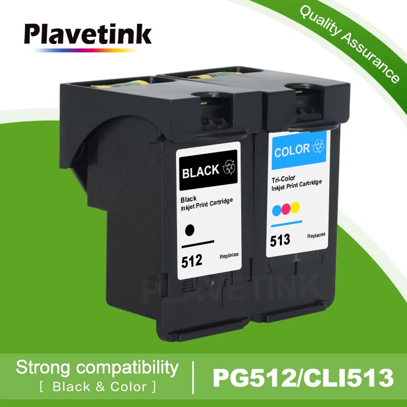 Plavetink Совместимый PG512 CL513 для Canon pg 512 cl 513 чернильный картридж для pg-512 Pixma MP230 MP250 MP240 MP270 MP480 MX350