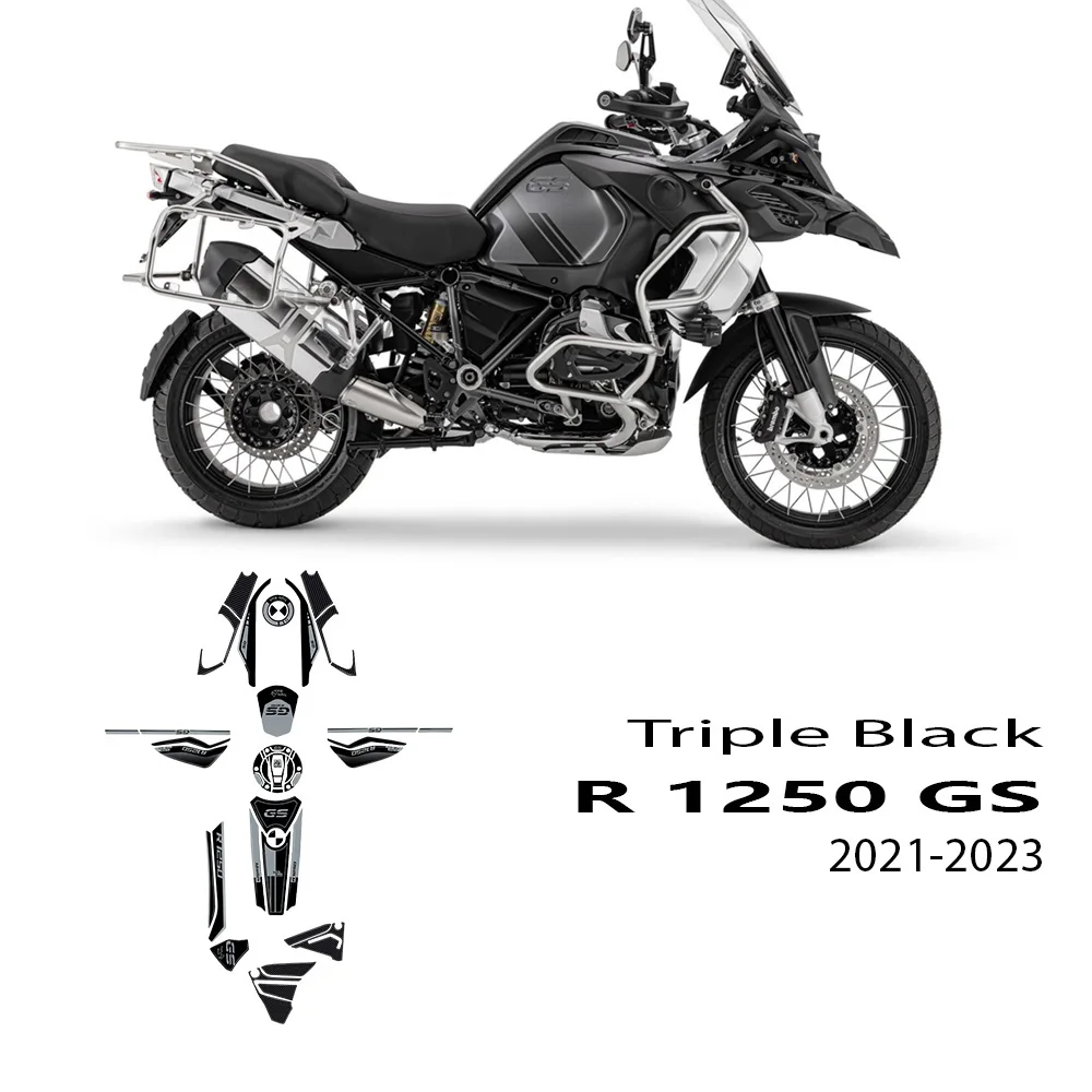 R 1250 GS Adventure Triple Black 2023 Аксессуары для мотоциклов 3D Комплект Наклеек Из Эпоксидной Смолы Для BMW r1250gs adventure 2021 2022 2023