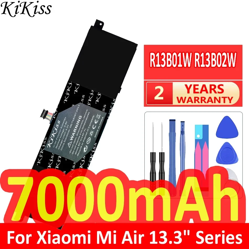 R13B02W 7,6 В 7000 мАч R13B01W Аккумулятор Для Ноутбука Xiaomi Mi Air 13 13,3 