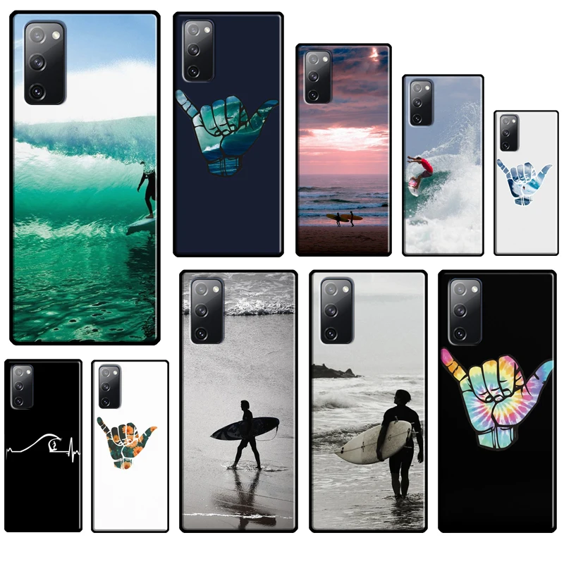 Surfer Surf Hang Loose Shaka Coque Для Samsung Galaxy S23 S20 FE S21 Ultra S9 S10 Note 10 Plus Note 20 S22 Ultra Чехол Для Телефона