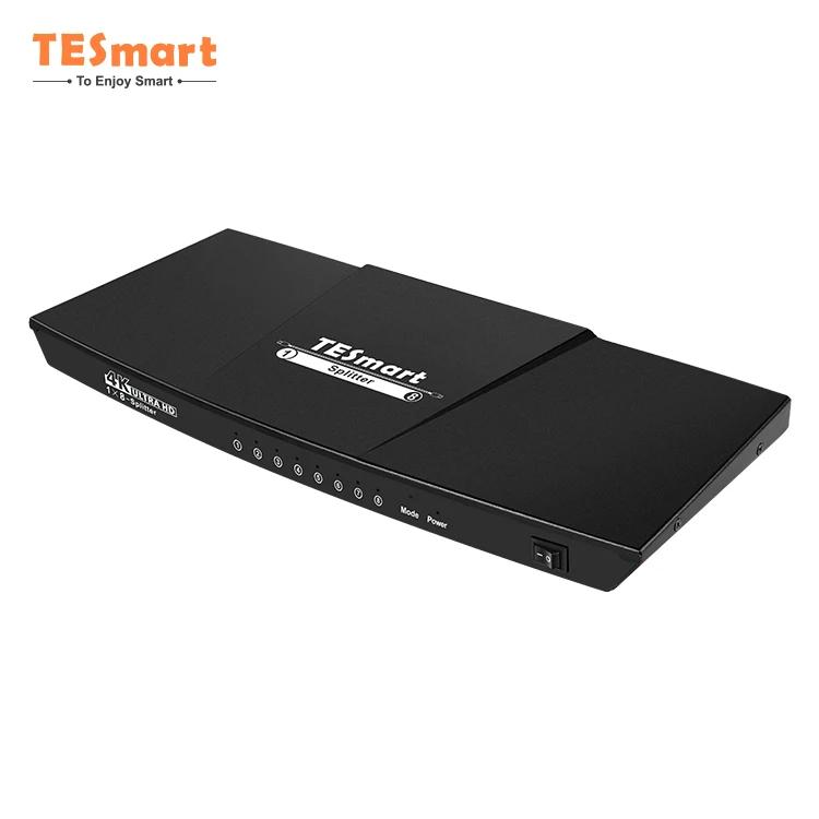 TESmart HDMI Splitter 1 в 8 выходах Распределительная коробка аудио видео 1 в 4 выходе 1X8 4K30hz HDMI Splitter