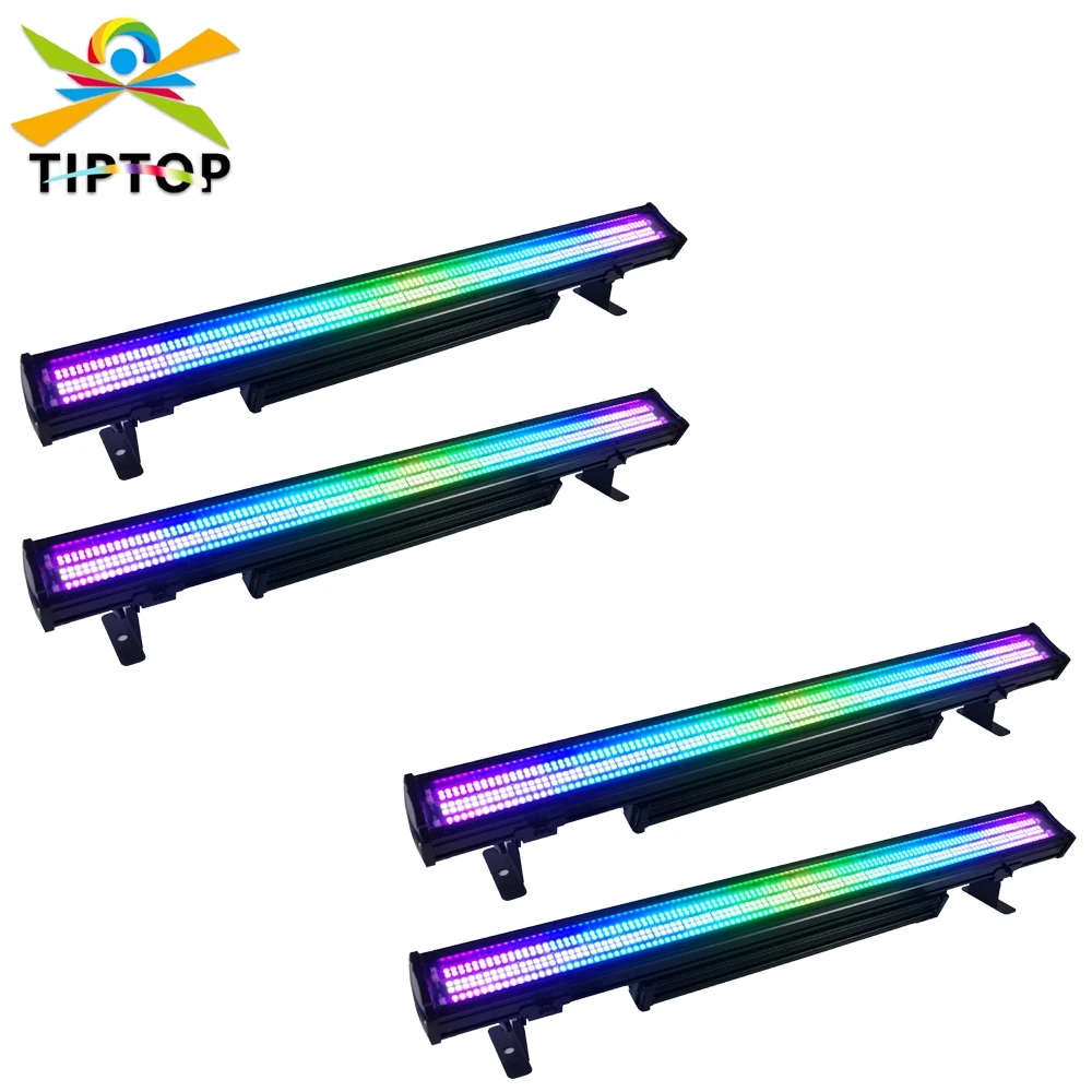 TIPTOP Wash Light DJ Light Bar мощностью 350 Вт RGBW Smart Waterproof LED Stage Light Bar с регулируемой яркостью для мытья стен на церковной свадьбе, Дне рождения