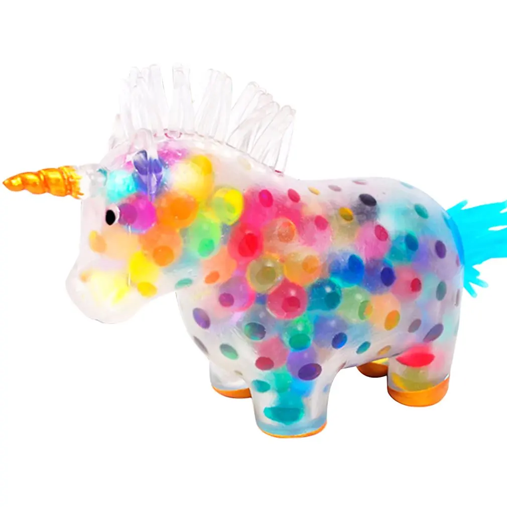 TPR Игрушка Unicorn Stress Balls Улучшит ваше настроение, игрушка-единорог для снятия стресса и тревоги, игрушка-единорог-мяч, мягкий Забавный подарок