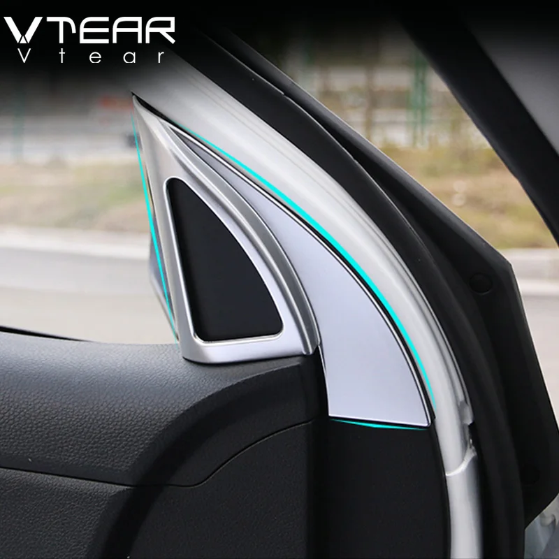 Vtear для Kia Rio 4 X line Молдинги для интерьера дверные колонки высококачественная стереосистема украшение автомобиля Автоаксессуары запчасти 2017