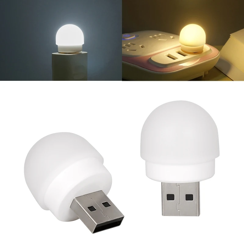Y1UB Модная Портативная USB Светодиодная Лампа Mini Night Light Круглая Книжная Лампа Light Подарок-Сюрприз для Подруги Девочек Мальчиков