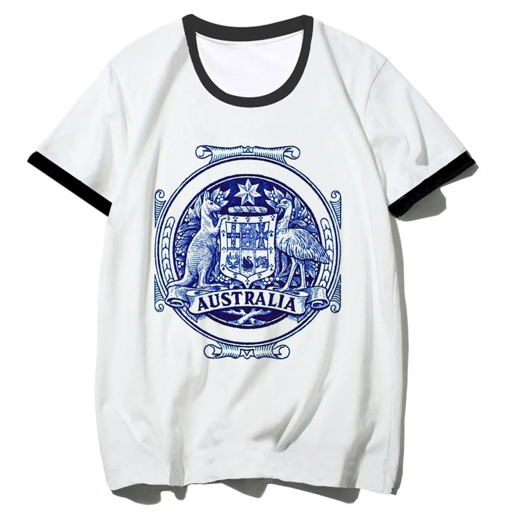 Австралийская футболка женская забавная японская футболка с аниме для девочек уличная одежда