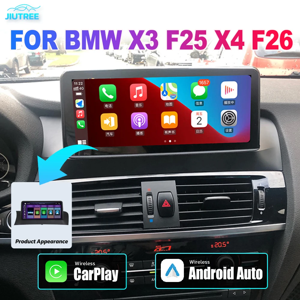 Автомагнитола Linux для BMW X3 F25 X4 F26 Мультимедийный GPS плеер навигация Сенсорная беспроводная автомагнитола carplay Android Головное устройство авторадио